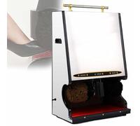 Polisseuse à chaussures à induction automatique verticale, double brosse combinée, faible bruit, nettoyeur de chaussures électrique sans contact, huilage automatique, économie de main-d'œuvre pour la
