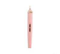Polisseuse à ongles électrique rechargeable par USB, 15 000 tr/min, avec lumière LED, 4 modes avant et arrière réglables, 5 têtes pour polir les ongles (rose)