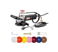 Polisseuse à Pierre Humide Electrique 800W Avec 6 Vitesses Variables et 7 Tampons