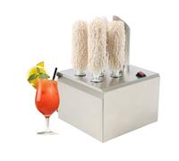 Polisseuse à Verres à Vin Et Polisseuse En Acier Inoxydable, Machine à Polir Les Verres Avec Séchage à Chaud Pour Usage Commercial(5 Heads)