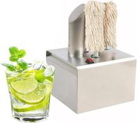 Polisseuse à Verres à Vin Professionnelle 1200 W/2400 W, Polisseuse électrique En Acier Inoxydable, Séchage à L'air à 60 ℃, Nettoyage à 360° Pour Bars, Restaurants, Hôtels Et Usage Domestique 3Head