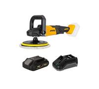 Polisseuse Brushless sans fil 20V 6 Vitesses 2 Eponges Ø 180mm Batterie Lithium 2ah + Chargeur