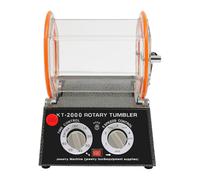 Polisseuse de bijoux 150 W 500-3000 tr/min Vitesse réglable Polisseuse de bijoux avec minuterie Tambour de polissage multifonction Bijoux Polisseuse de surface