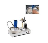 Polisseuse de bijoux, Machine de lapidation en acier inoxydable, polisseuse pierres à facettes 0-1800 tr/min, équipement traitement du jade 120 W(With digital display)