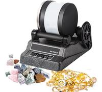 Polisseuse De Pierres Électrique 16W, Polisseuse De Pierres Rotative Professionnelle Avec Minuterie De 7 Jours Et Capacité De 2 KG, Entraînement Par Roue À Double Essieu Pour Le Polissage De La Pierre