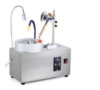 Polisseuse de Pierres, Machine à facettes de pierres précieuses 180W, machine polissage et meulage du jade, vitesse rotation réglable 0 2980 tr/min, polisseuse d'angle for bijoux