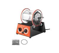 Polisseuse de Surface à gobelet rotatif 3kg 5kg, outil de nettoyage à tambour for bijoux, polisseuse de bijoux à faire soi-même, Professionnel, Ensemble d'outils(3Kg Capacity)