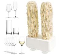 Polisseuse De Verre Électrique, 600 Tr/min, Séchoir Automatique | Vitesse : 600 tr/min | Séchage : séchage automatique instantané | Utilisation : all les verres(White)