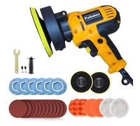 Polisseuse de voiture 700 W, kit de 31 polisseuses excentriques, polissage orbital de 12,7 cm avec 3 vitesses variables, pour le détail de la voiture, le polissage, le cirage, l'élimination des