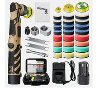 Polisseuse de voiture sans fil, 2 500 à 6 000 tr/min, pour le nettoyage, le polissage et l'élimination des rayures de la voiture