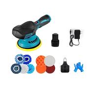Polisseuse de voiture sans fil 6000 tr/min 6 vitesses réglable électrique Machine à cirer la beauté outil lavage automatique,Faibles Vibrations(1 Battery Plug)