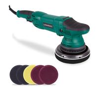 Polisseuse double action 1050W - 150mm | 7 éponges de polissage incl.