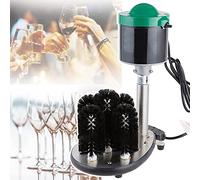 Polisseuse électrique pour verres à vin, 600 pièces/heure avec 5 rondelles de chiffon de polissage pour verres à vin de 7 à 7,5 cm