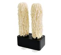 Polisseuse électrique pour verres à vin, nettoyeur compact pour bar à | Polisseuse compacte avec base d'aspiration ; brosses en microfibre pour une brillance sans traces ; doux pour les verres à