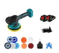 Polisseuse électrique pour voiture, batterie 18V, vitesse 7000 tr/min, 2 Jeu de batteries