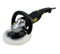Fartools Polisseuse/lustreuse 1500W Ø180mm, vitesse 0-3200tr/min, poignée orientable +/- 90° et ergonomique, mallette + bonnette + éponge