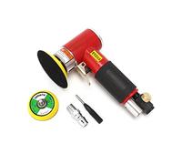 Polisseuse, Mini Metal Burnishing Machine Orbital 1inch 2inch 3inch Air Sander Pneumatic Polishing Grinding Machine Air Tools Buffer Dual Action Polisher For Car(Red machine)