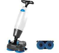 Polisseuse multifonction pour sol commercial, double brosse, nettoyeur de sol électrique sans fil, nettoyage efficace pour la maison et les espaces commerciaux