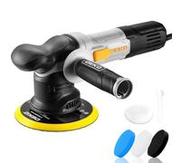 Polisseuse Orbitale 800W: DEKOPRO Double Action Polisseuse Voiture impliquer Pad 150 mm et Orbite de 9 mm, 6 Vitesses Variables 1800-5500 RPM- lustreuse Idéale pour Détailing, Polissage et Cirage Auto