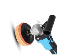 Polisseuse Orbitale Polisseuse de voiture meuleuse d'angle sans brosse 1600W Machine polissage cire à vitesse Variable for batterie 18V(Two battery)