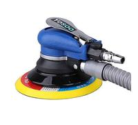 Polisseuse Pneumatique, 10 000RPM Pneumatique De Ponceuse d'Orbite avec Plateau de Ponçage Diamètre 150 mm pour Polissage Meulage Magasins de Carrosserie, Travail du Métal, Meubles