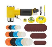 Polisseuse pneumatique 2/3" à double action, ensemble de polissage orbital,Fiabilité à long terme(HF-942 A)