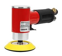 Polisseuse pneumatique AT-1500C 12CFM 50MM 75MM Papier de verre en daim avec 1 x polisseuse, 2 x disques de meulage, 1 x clé de disque de meulage, 1 x entrée d'air pour métal,