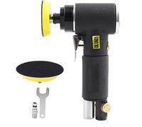 Polisseuse pneumatique, outil de polissage pneumatique avec double rotation de meulage et réglage de la vitesse, ponceuse à air de 5 à 7,6 cm pour détails automobiles et finition en métal