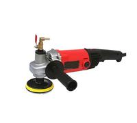 polisseuse, Polisseuse électrique 1400 W for marbre, granit, pierre humide, ponceuse, broyeur à eau, vitesse variable, avec 7 tampons de polissage