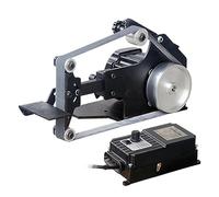 Polisseuse, Ponceuse à bande sans brosse 762 * 25mm 800W Machine d'affûtage à Angle fixe obtenu 6 coupe de polissage de bande abrasive gratuite(Groen)