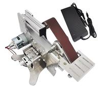 Polisseuse, Ponceuse électrique Mni ponceuse à bande meulage affûteuse puissance ceinture disque outils de polissage Mini ponceuse