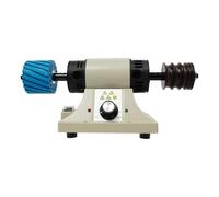 Polisseuse Pour Cuir 350W 0-8000 Tr/Min, Ponceuse De Bords, Machine à Polir Et à Brunir Le Cuir électrique, Avec Roue De Combustion En Bois, 6 Manchons PonçAge, PonçAge Des Articles En Cuirs