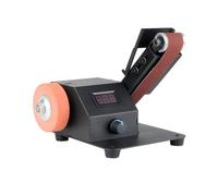 Polisseuse pour le nettoyage, Mini Ponceuse À Bande 350 W, Ponceuse Et Polisseuse Électrique, Régulation De Vitesse En Continu, 10 Bandes For Le Polissage le cirage et le polissage des voitures