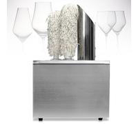 Polisseuse pour verres à vin, séchage rapide pour bars et restaurants, séchage instantané avec nettoyage complet à 360 ° et huit têtes, technologie air chaud 60 °C