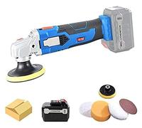 Polisseuse pour voitures sans fil, ponceuse électrique 16v multifonctionnelle de 6 vitesses variables avec batterie, base idéale pour poncer voitures, meubles et bijoux, polissage automatique