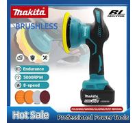 Polisseuse sans fil Makita, 8 vitesses, affichage numérique, polisseuse électrique, machine à polir et cirer les voitures, pour batterie au lithium 18V Charger-US