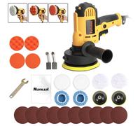 Polisseuse Voiture, Polisseuse 700W pour carrosserie voiture correction des defauts et application cire protection durable