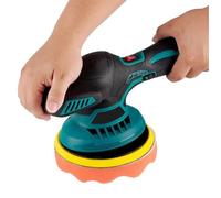 Polisseuse Voiture Sans Fil 21V - 6 Vitesses 2500-7000 RPM - Compatible Batterie Makita 18V - Pour Polissage et Cirage