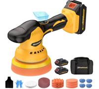 Polisseuse Voiture Sans Fil 21V - 6 Vitesses Réglables 2800-6000 tr/min - 16 Accessoires - Compatible Batteries Makita