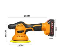 Polisseuse Voiture Sans Fil 21V - 6 Vitesses Réglables- Compatible Batterie Makita - Pour Polissage, Cirage et Retrait de Rayures