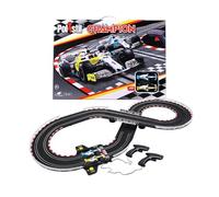 Polistil Champion - Circuit Électrique avec 2 Voitures 1:43, Piste 3,08 m, Ensemble avec Accessoires Complets, Licences Officielles, Âge Recommandé 8+ Ans