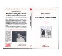 Politesse et personne - André Wlodarczyk - L'harmattan - broché - Livre