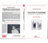 Politesse et personne - André Wlodarczyk - L'harmattan - broché - Livre