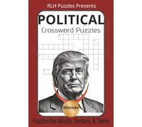 POLITICAL Cross Word Puzzles: Cross Word Puzzles with Easy to Read Print about Government, Politics, Procedures, and more | 6 X 9 inches, 120 pages | ... … Gifts for Vacations, Holidays, and Learning