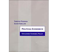 Political Economics: Explaining Economic Policy