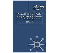 Political Parties And Public Policy In The German Länder