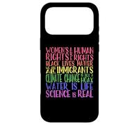 Political Protest Rainbow - Égalité, Science et Justice Coque pour iPhone 17 Pro Max