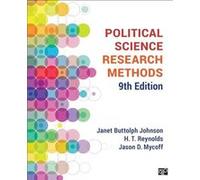 Political Science Research Methods G