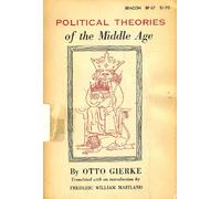 Political Theories of the Middle Ages