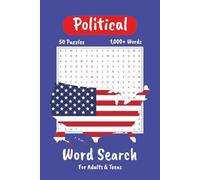 Political Word Search Puzzle Book: Word Searches About US Politics, Power, Policy and More | 6x9 inches, 100 Pages | 50 Puzzles, 1000+ Words | Fun Gift For Democratic or Republican Friends & Family